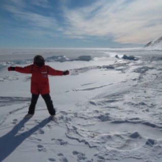 Me and the vastness of Antarctica.