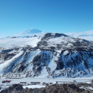 Mt. Erebus from the top of Ob Hill